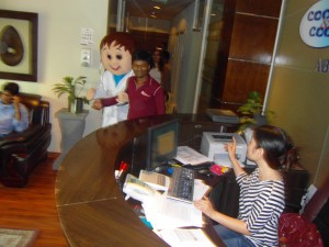 Dr. Cool Visits ABC International