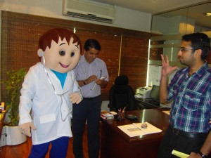 Dr. Cool Visits ABC International