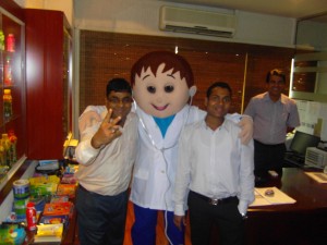 Dr. Cool Visits ABC International