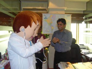 Dr. Cool Visits ABC International