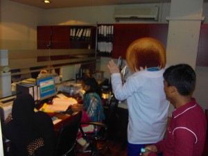 Dr. Cool Visits ABC International