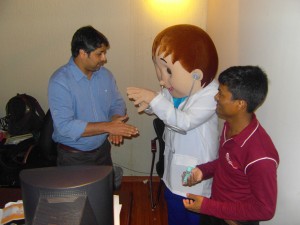 Dr. Cool Visits ABC International