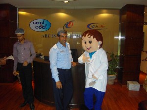 Dr. Cool Visits ABC International