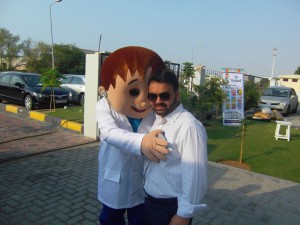 Dr. Cool Visits ABC International